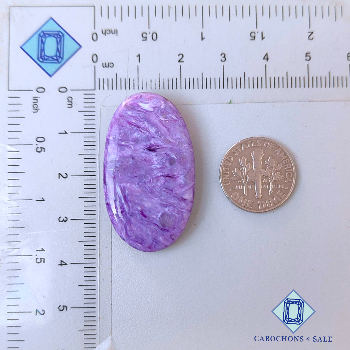 Charoite Oval Cabochons 36*21*5mm