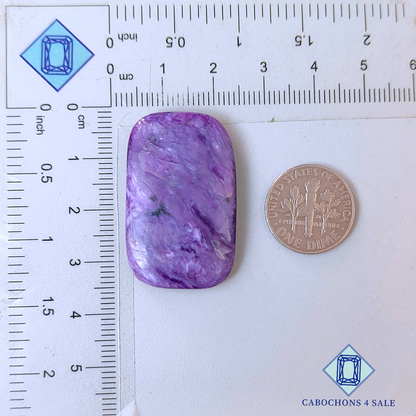 Charoite Fancy Cabochons 34*21*6mm