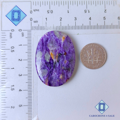 Charoite Oval Cabochons 37*27*6mm