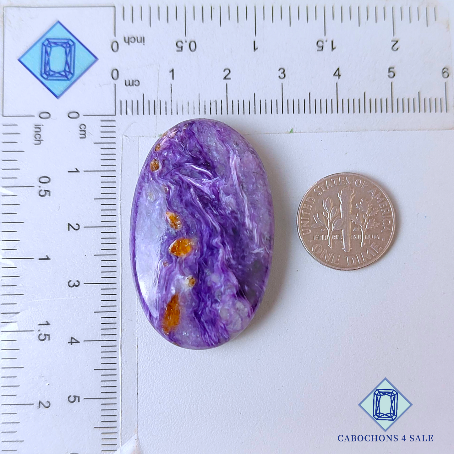 Charoite Oval Cabochons 40*25*8mm
