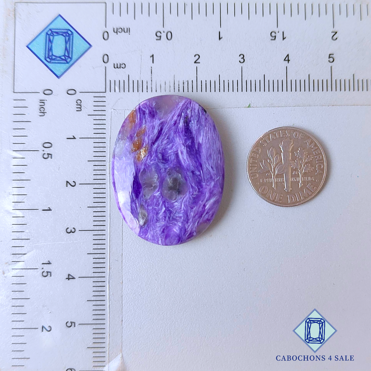 Charoite Oval Cabochons 32*24*5mm