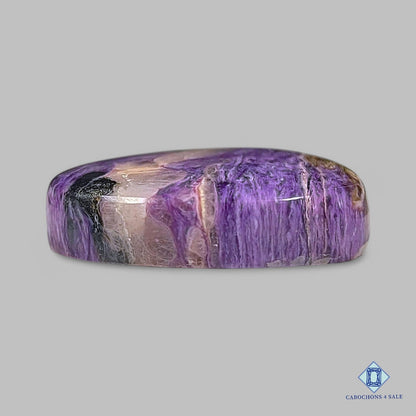 Natural Charoite Gemstone Pear Cabochons 38*27*7mm from Russia available for sale