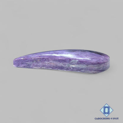 Natural Charoite Gemstone  Triangle Cabochons 35*22*6mm from Russia available for sale