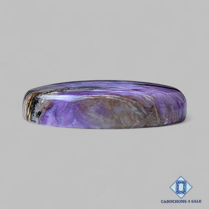 Natural Charoite Gemstone  Oval Cabochons 31*21*7mm from Russia available for sale