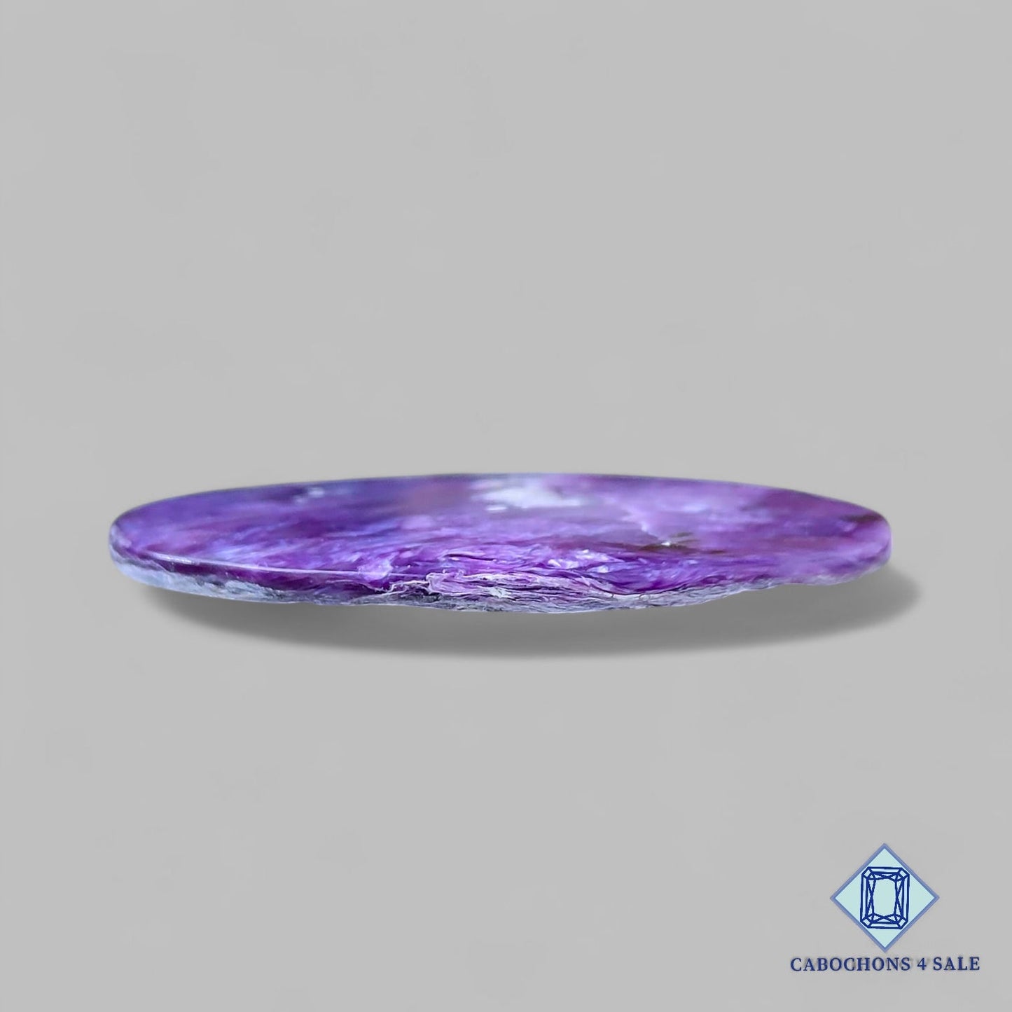 Natural Charoite Gemstone  Oval Cabochons 52*35*3mm from Russia available for sale