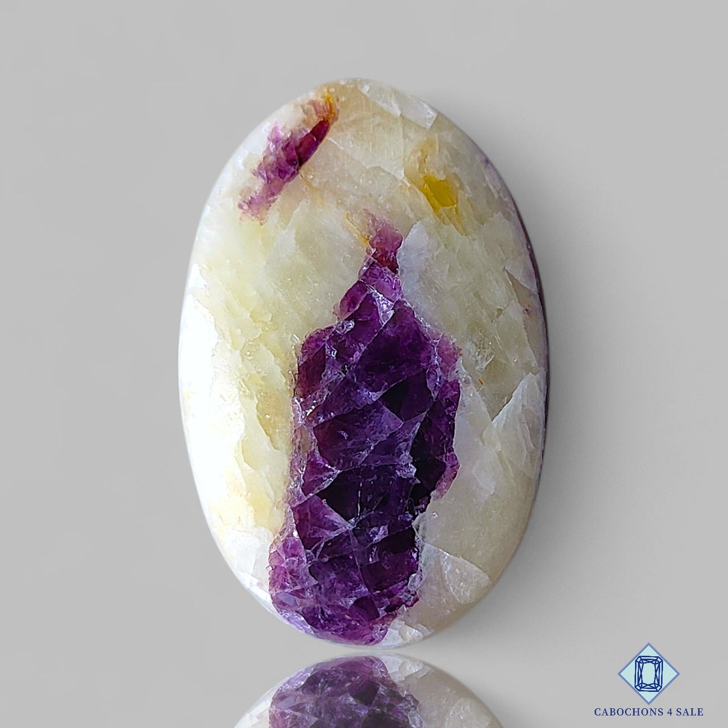 Charoite with Quartz