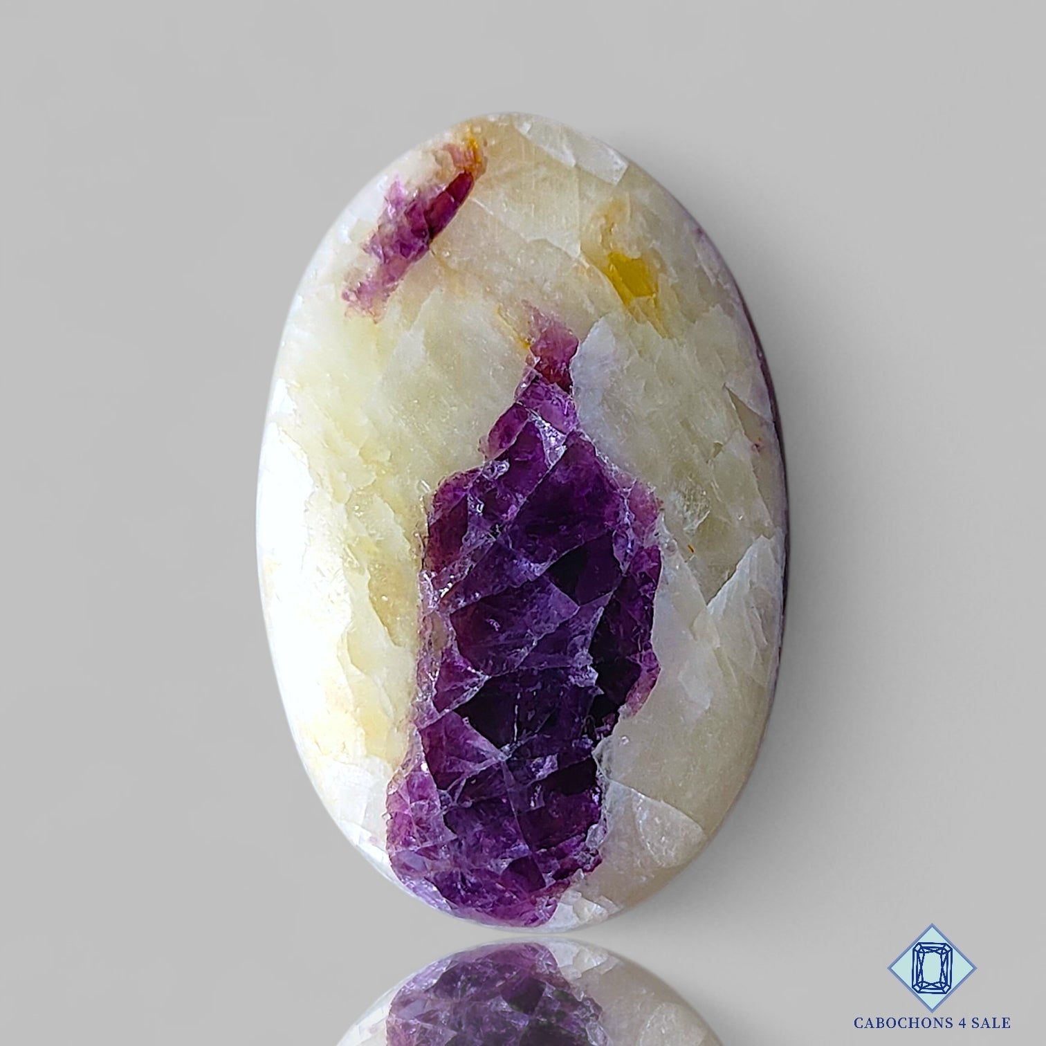 Charoite with Quartz