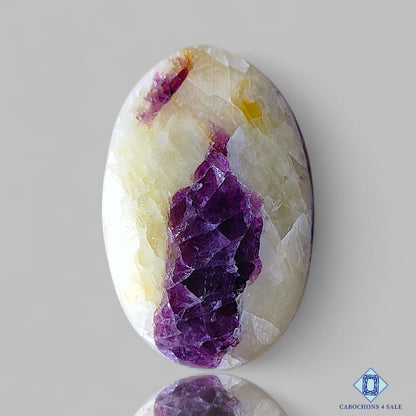 Charoite with Quartz