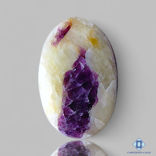 Charoite with Quartz