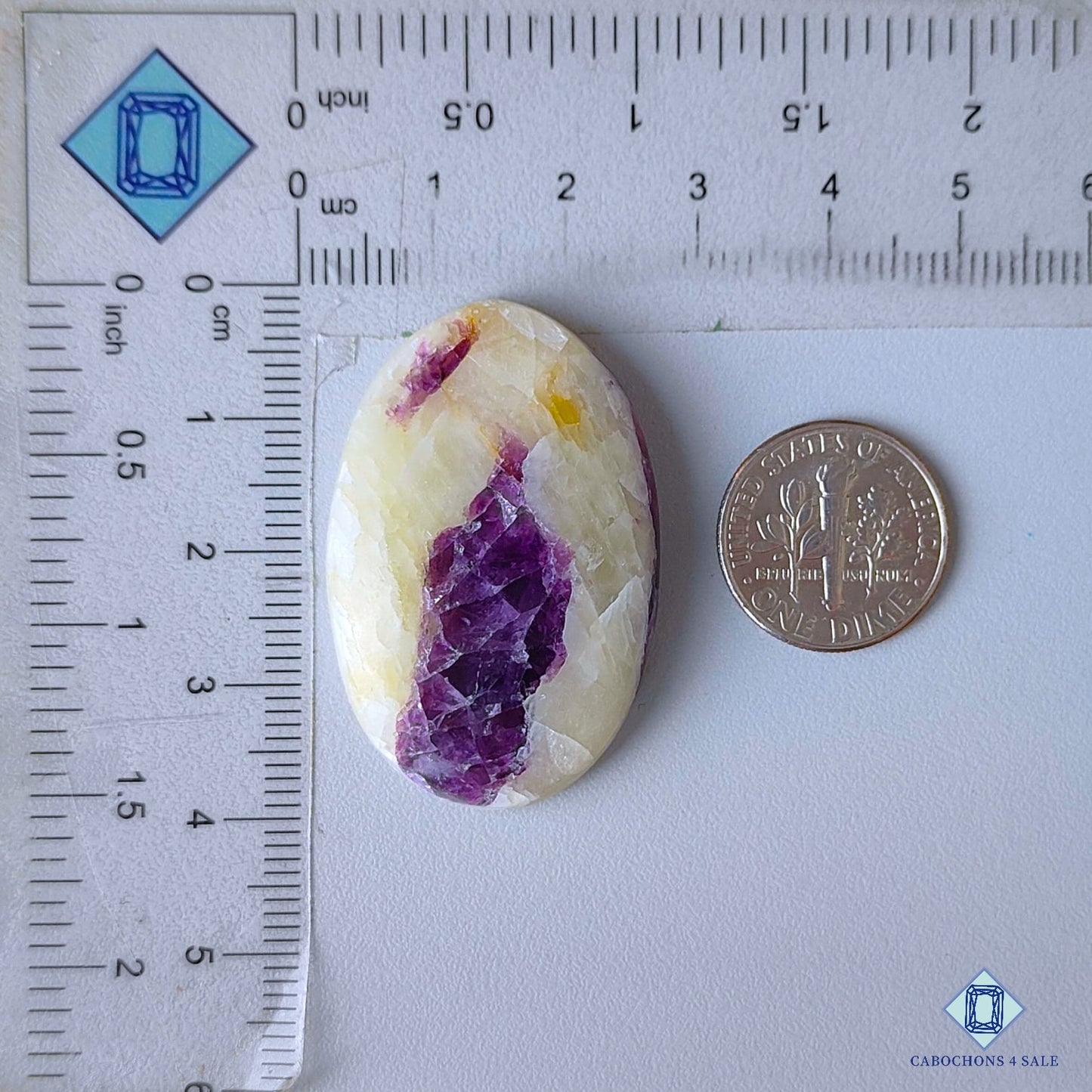 Charoite with Quartz