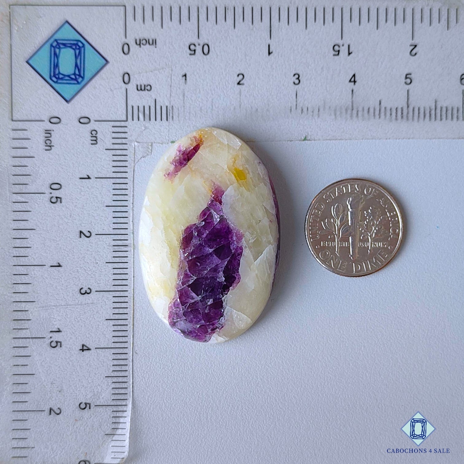 Charoite with Quartz