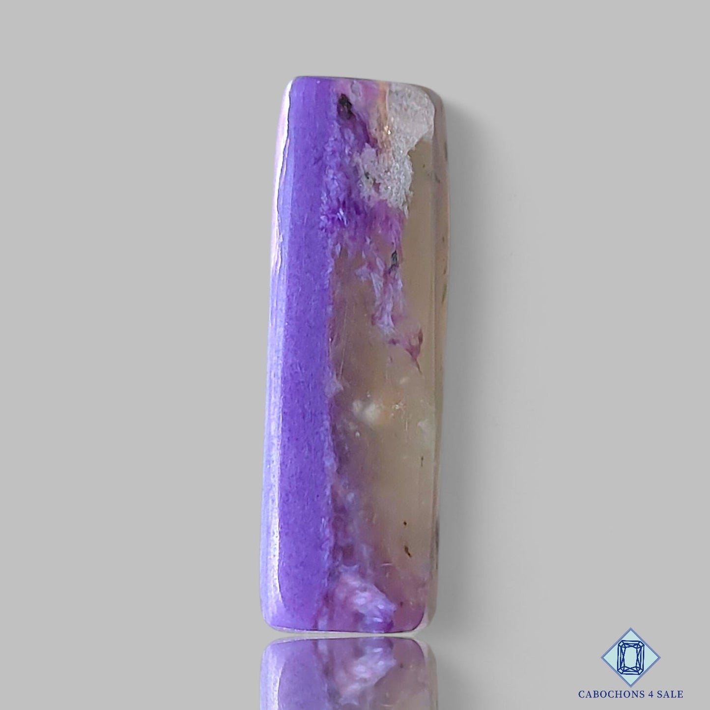 Charoite with Quartz