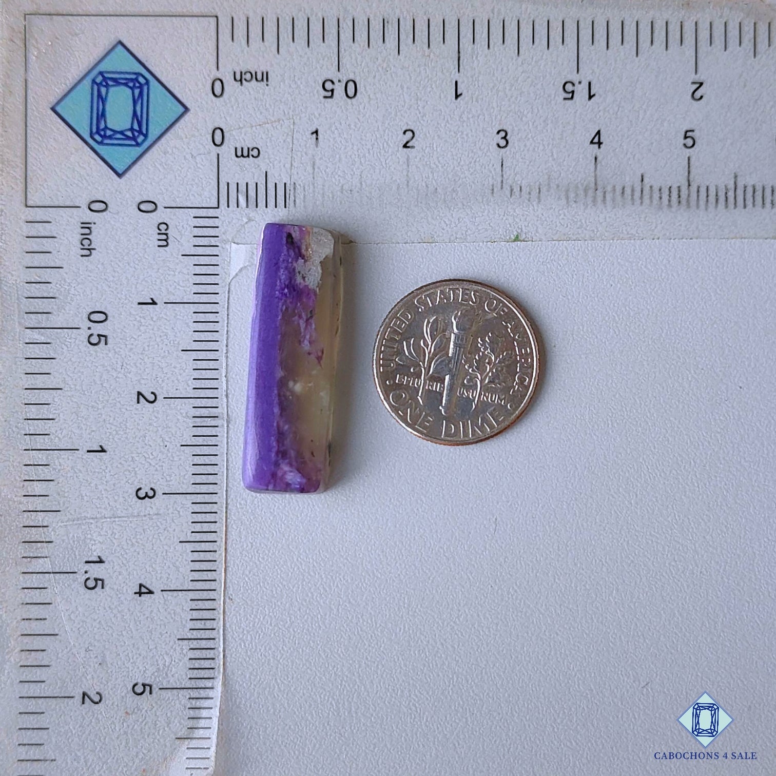 Charoite with Quartz