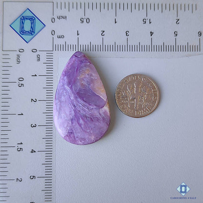 Charoite with Quartz