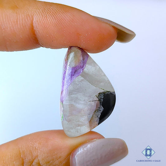 Charoite with Quartz
