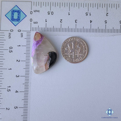 Charoite with Quartz