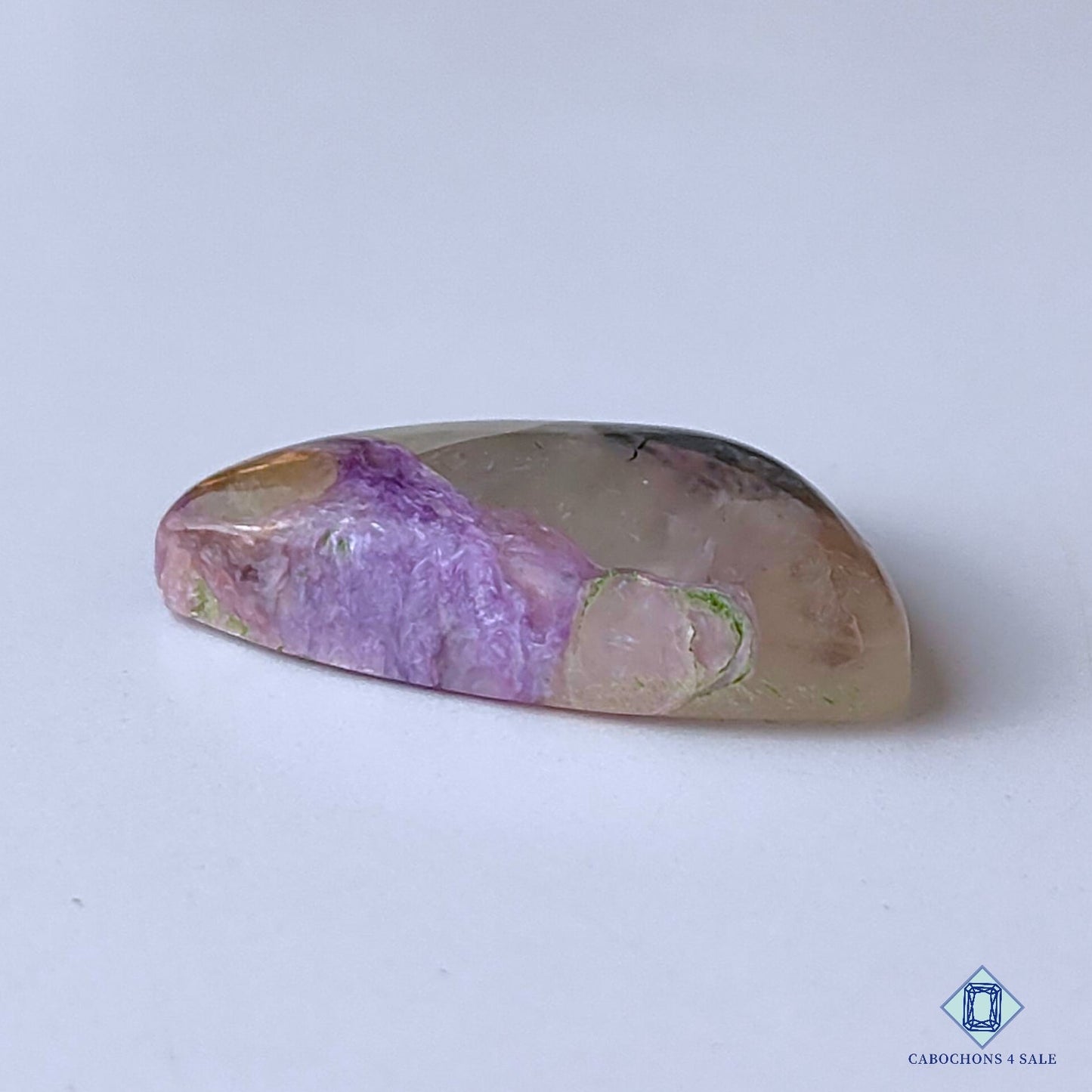 Charoite with Quartz