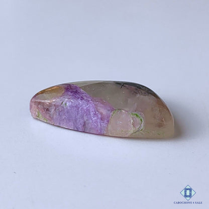 Charoite with Quartz