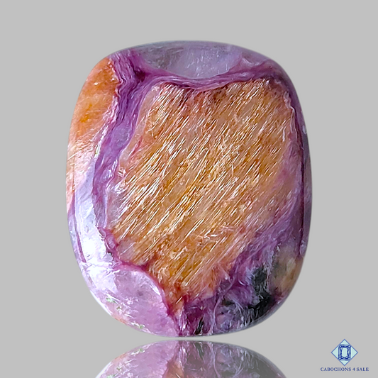 Charoite with Quartz