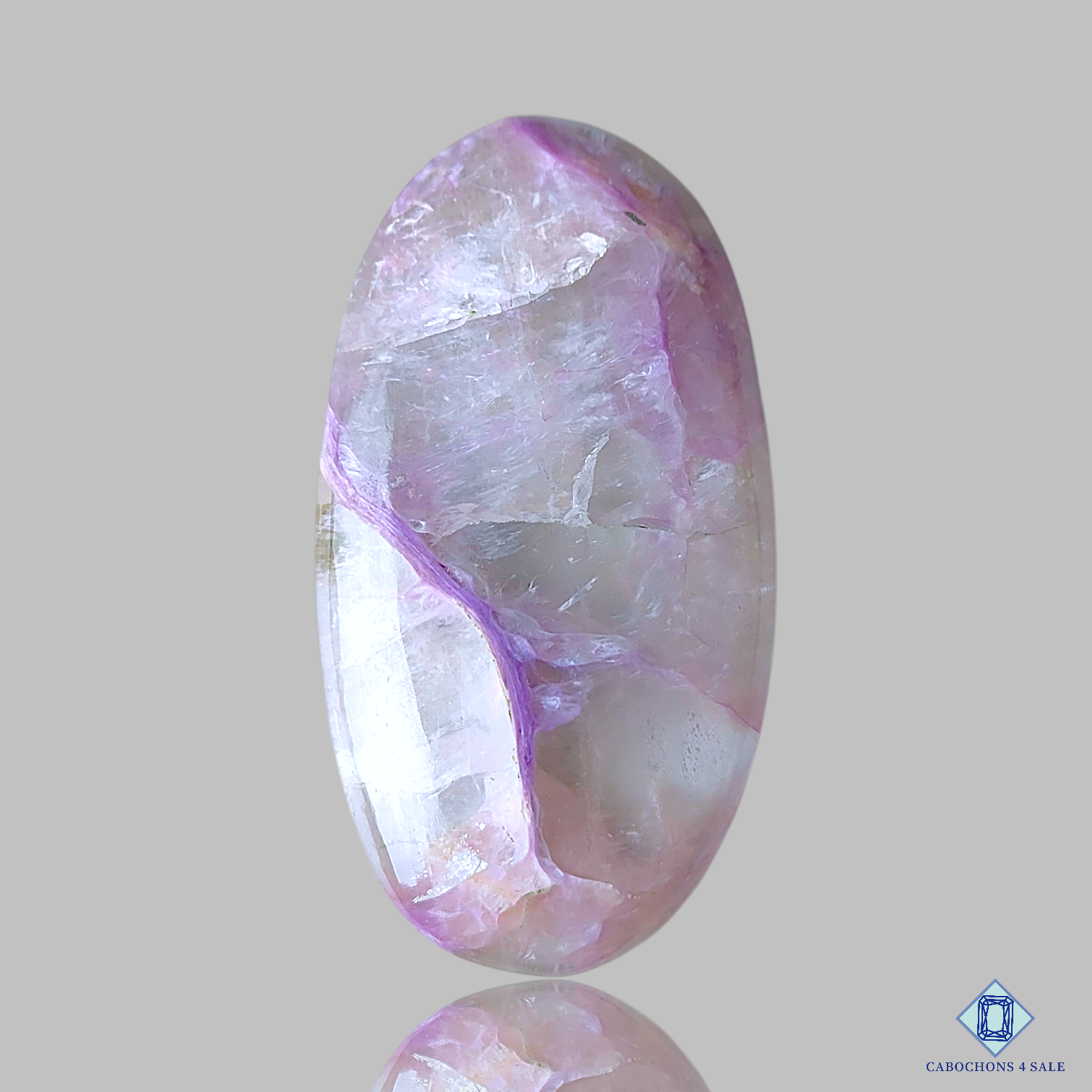 Charoite with Quartz