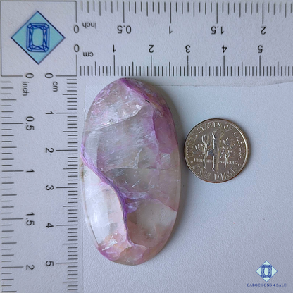 Charoite with Quartz