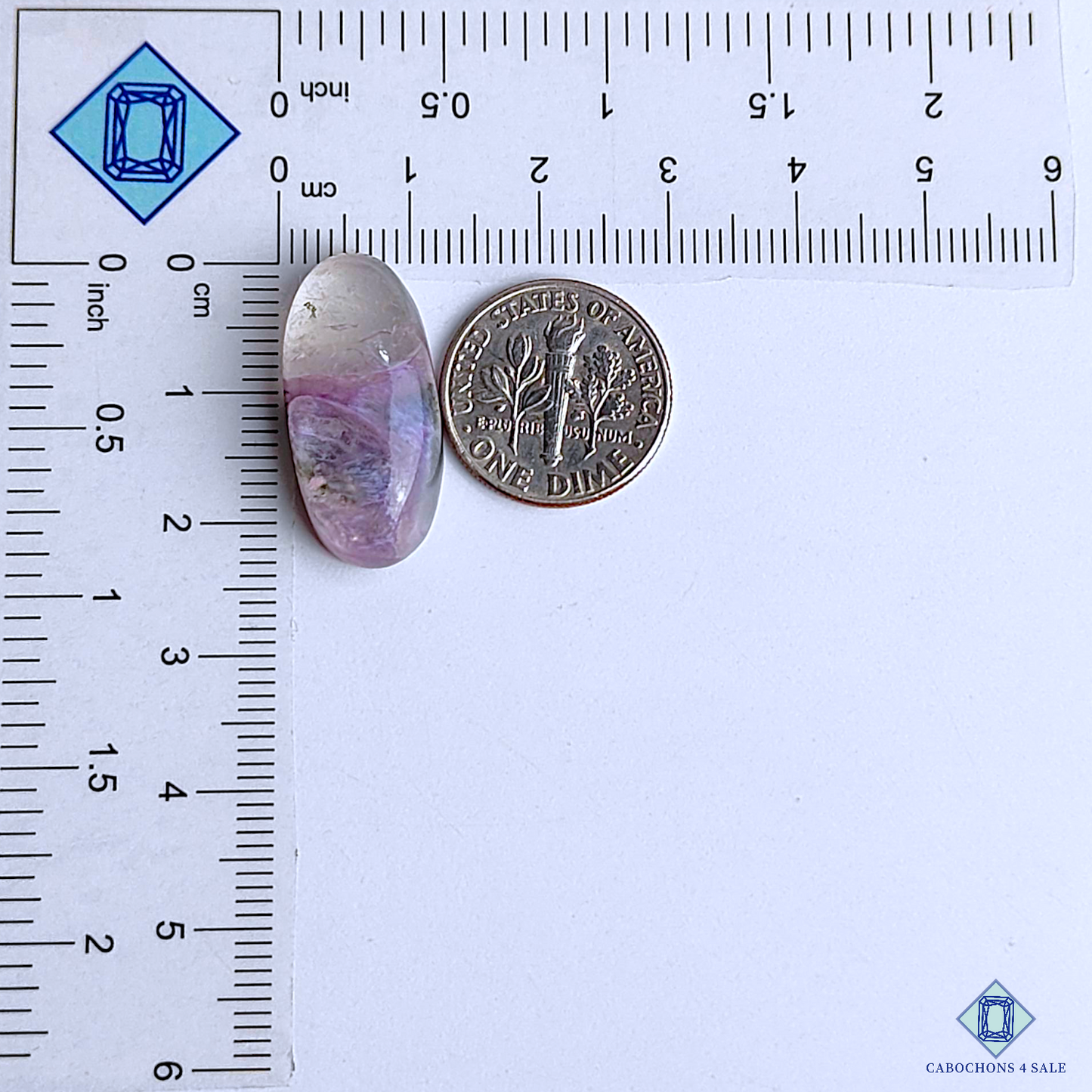 Charoite with Quartz