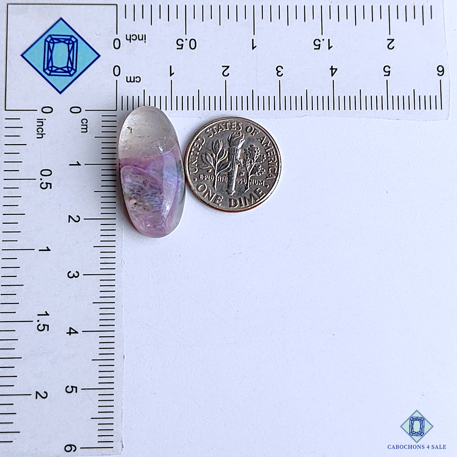 Charoite with Quartz