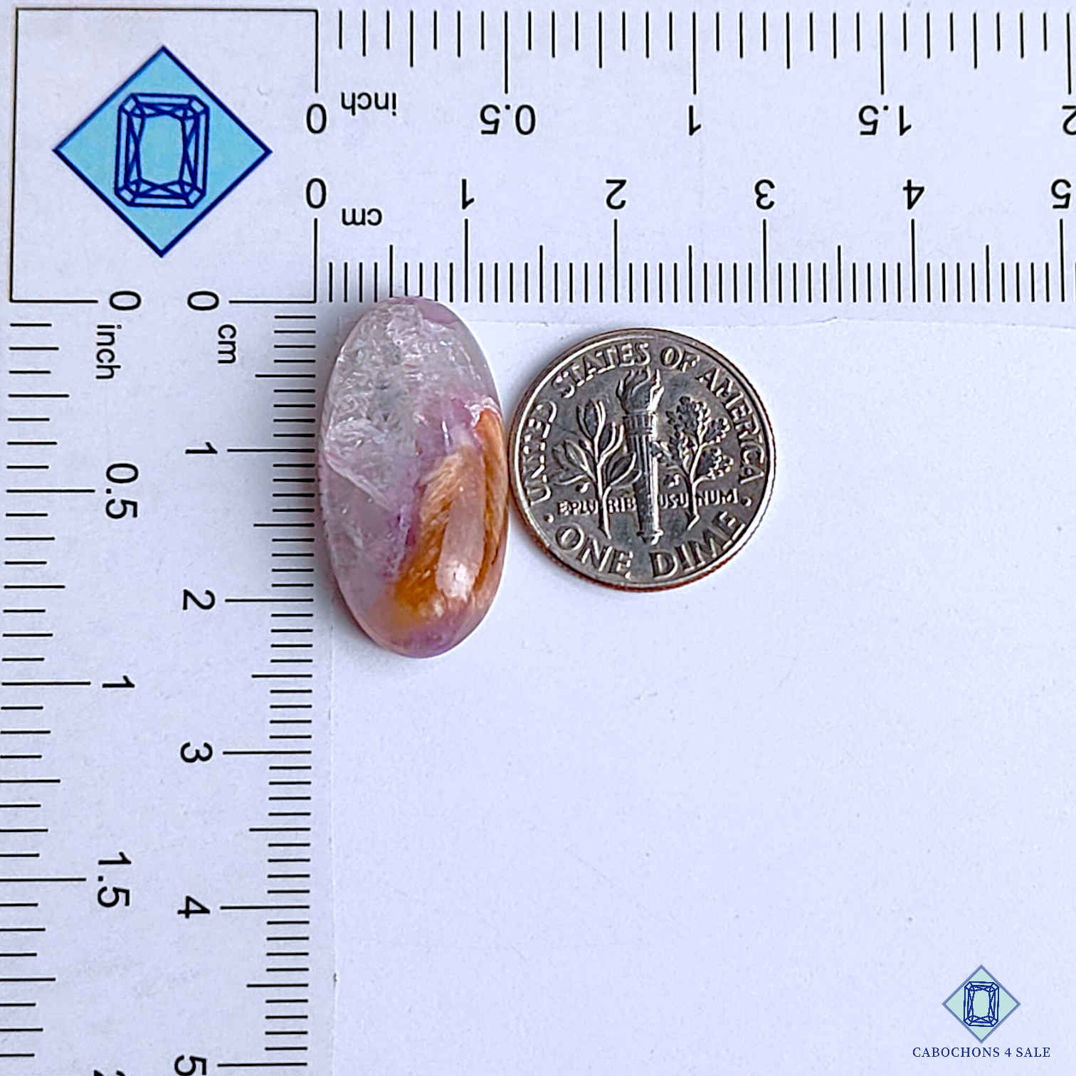 Charoite with Quartz