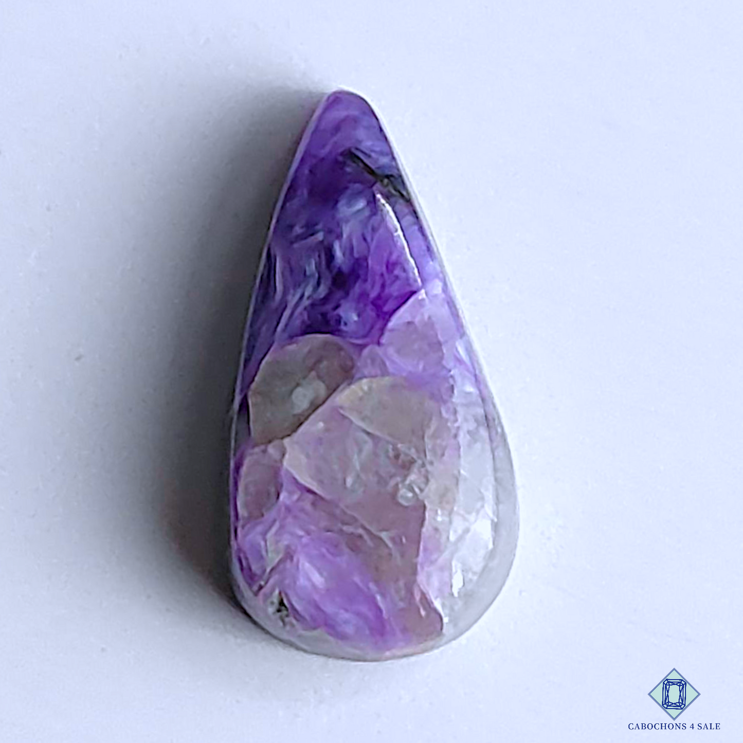 Charoite with Quartz