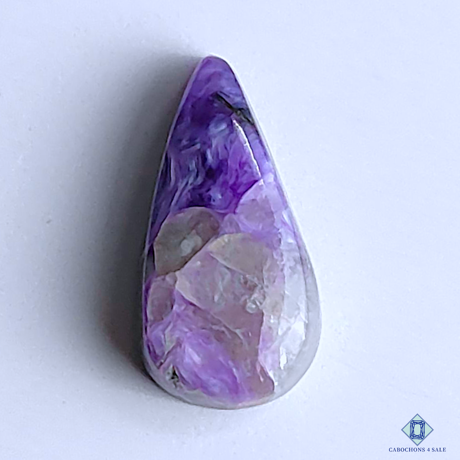 Charoite with Quartz
