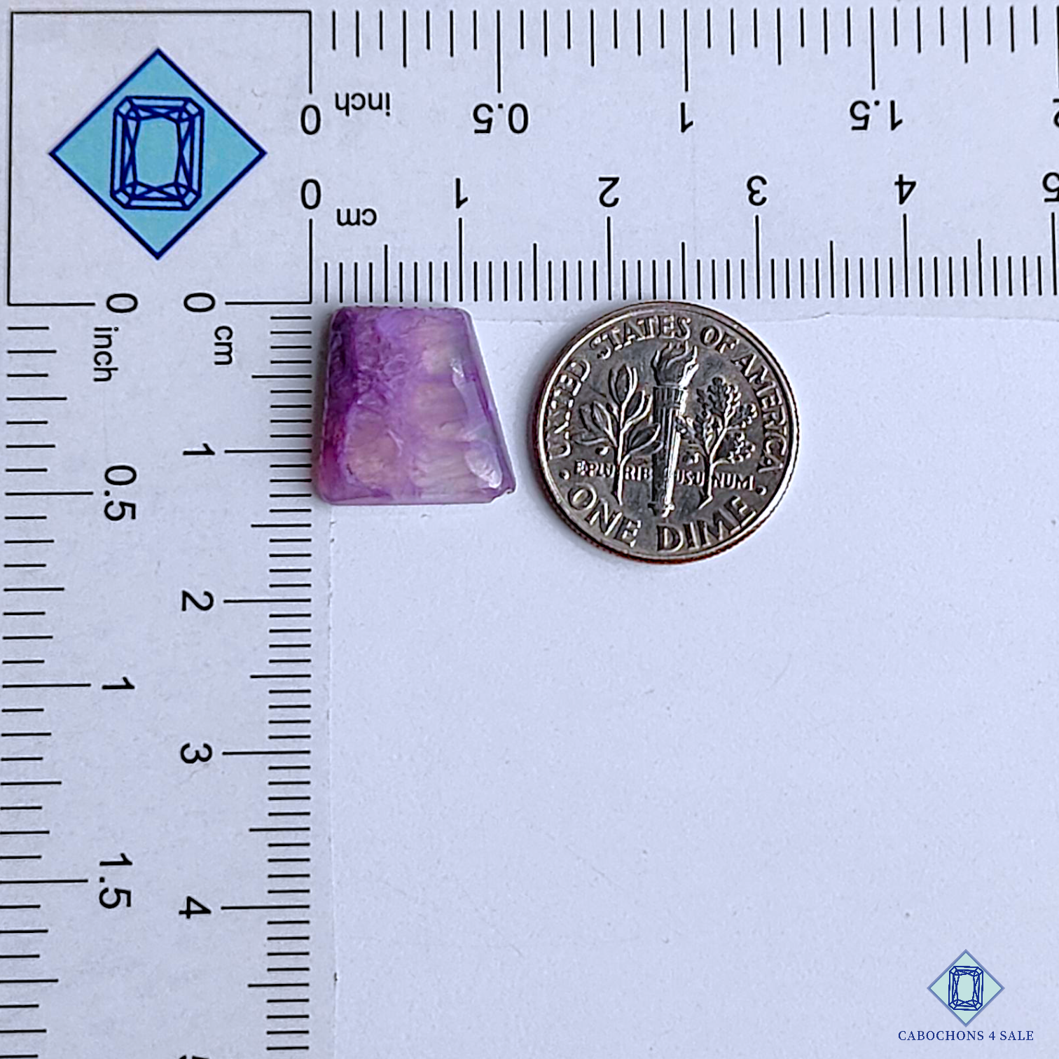 Charoite with Quartz