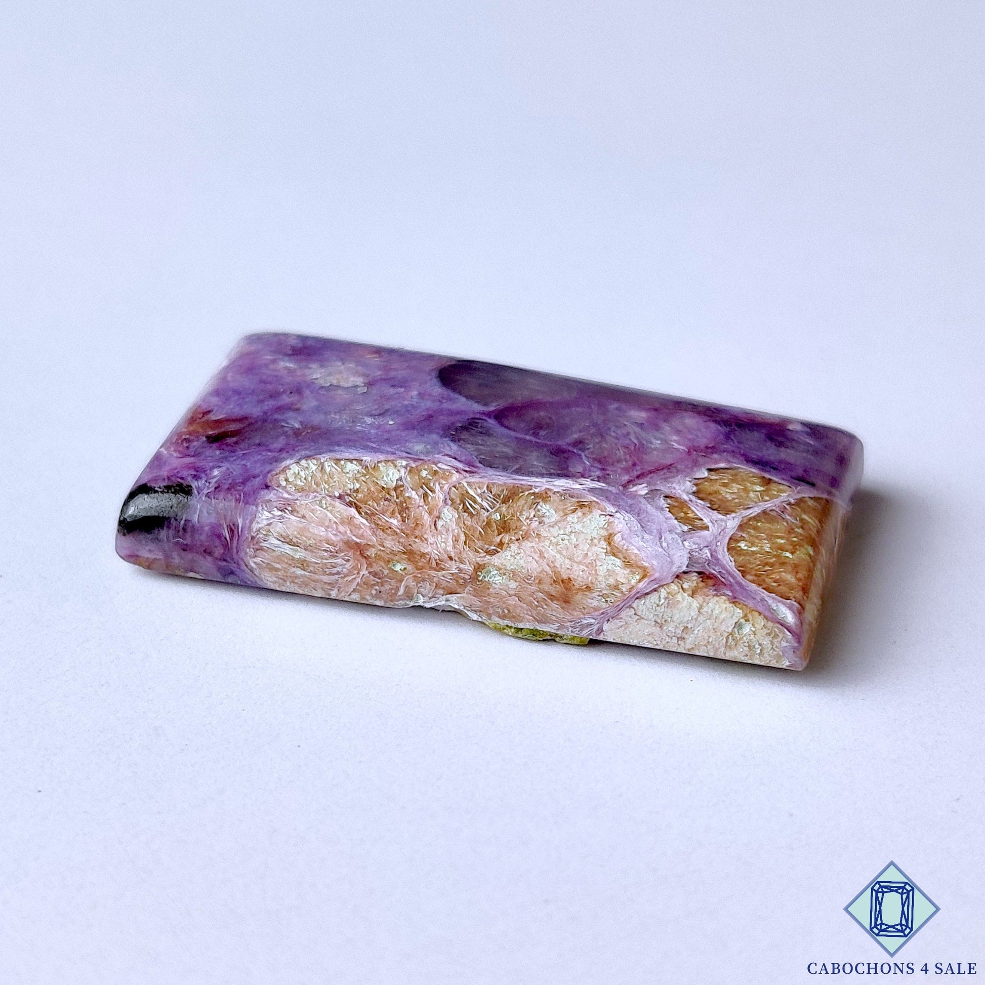 Charoite with Quartz