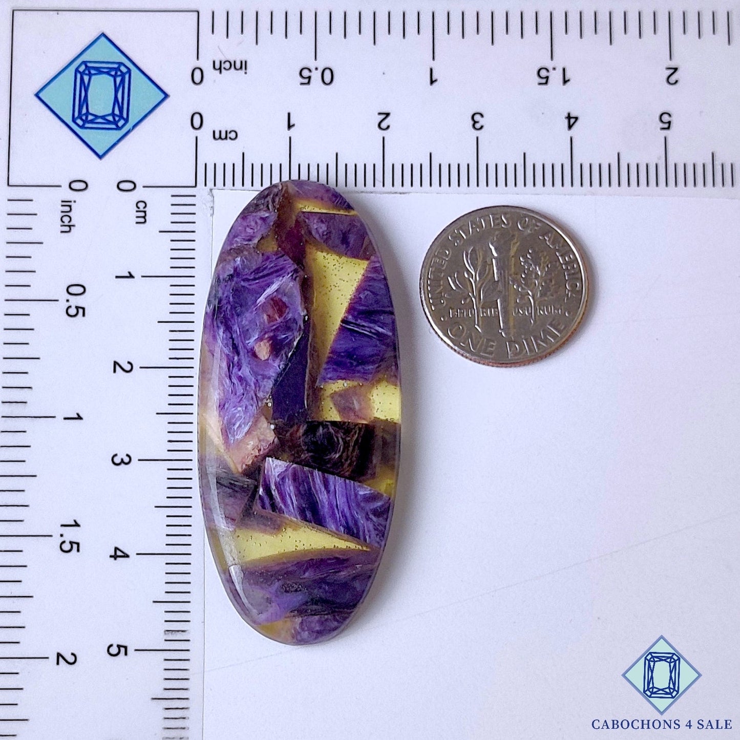 Charoite with Quartz