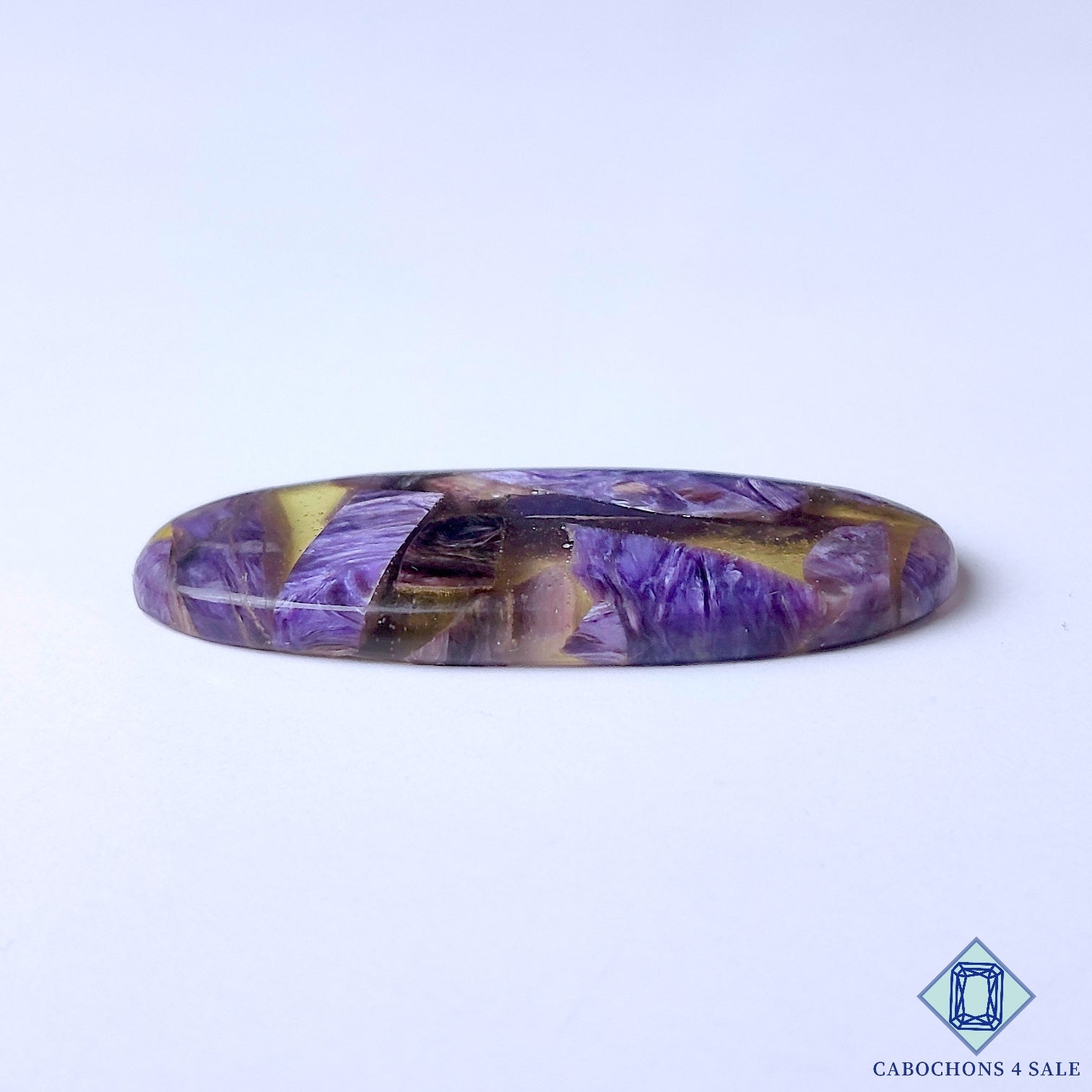 Charoite with Quartz