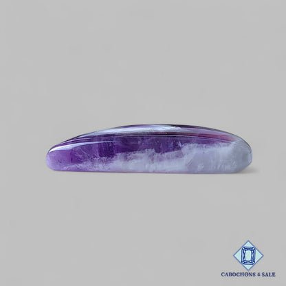 Cabujones de amatista chevron natural de 29 x 17 x 6 mm, disponibles para la venta en Brasil.