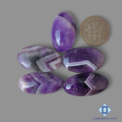 Chevron Amethyst Oval Lots
