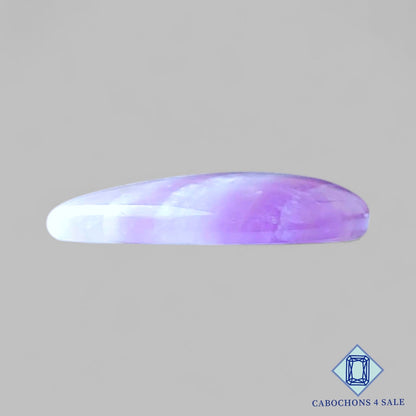 Cabujones de amatista en forma de pera Chevron