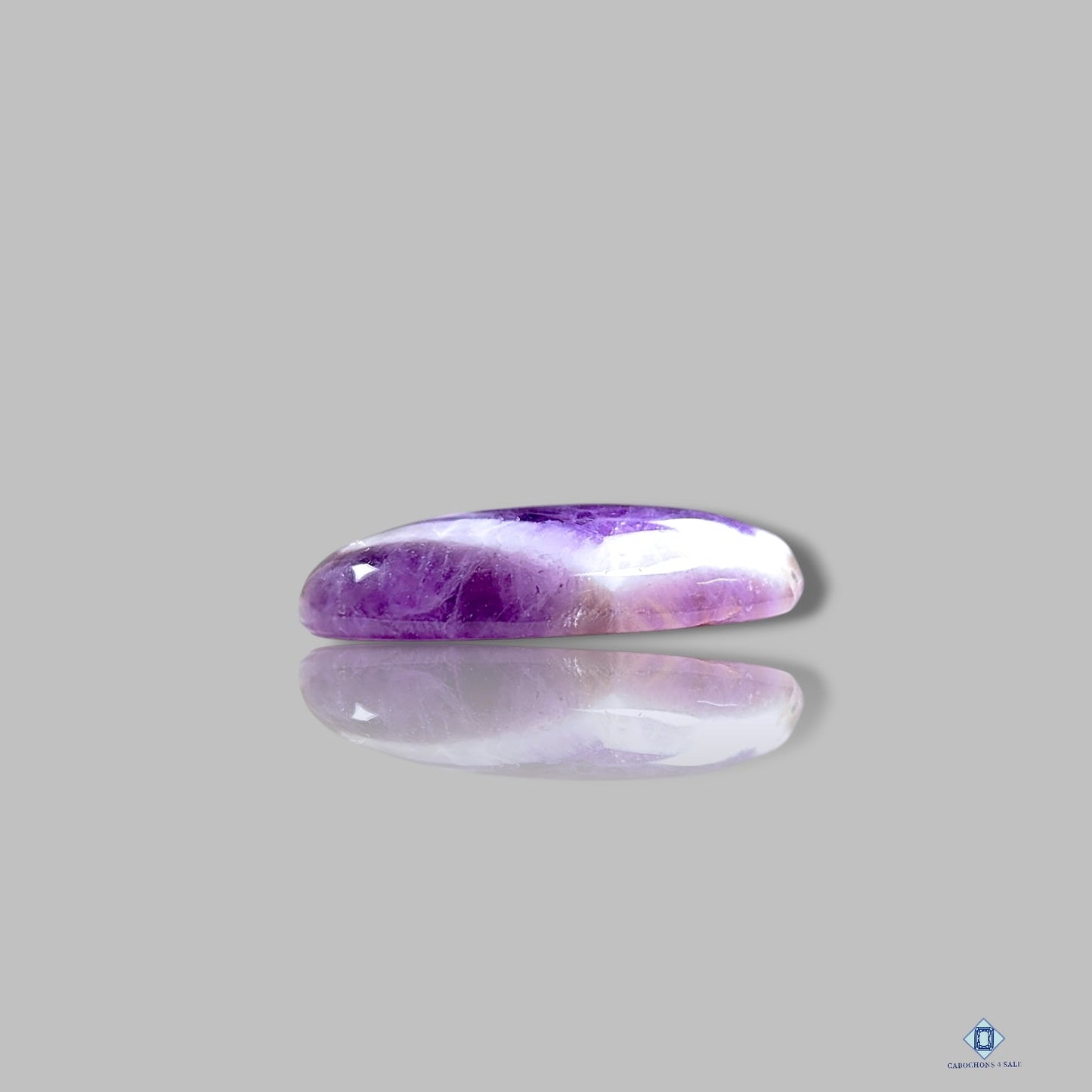 Chevron Amethyst Oval Cabochons