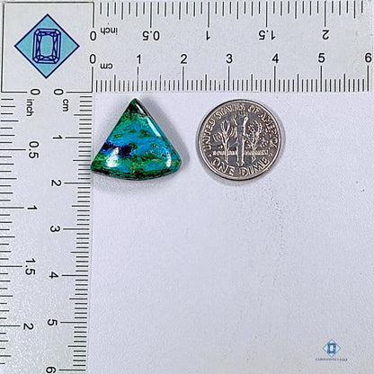 Chrysocolla Azurite Triangle Cabochons