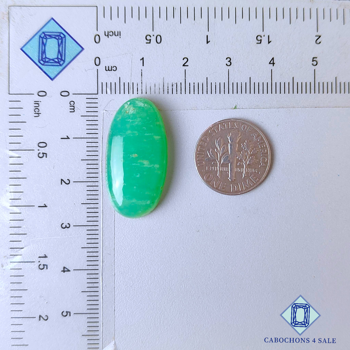 Chrysoprase Oval Cabochons 27*14*6mm