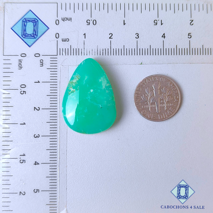 Chrysoprase Pear Cabochons 28*20*7mm