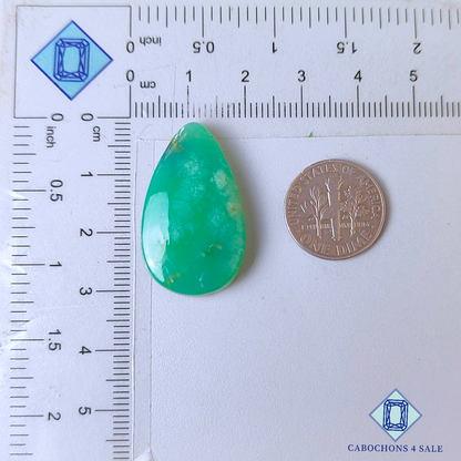 Chrysoprase Pear Cabochons 30*17*5mm