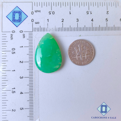 Chrysoprase Pear Cabochons 26*17*6mm