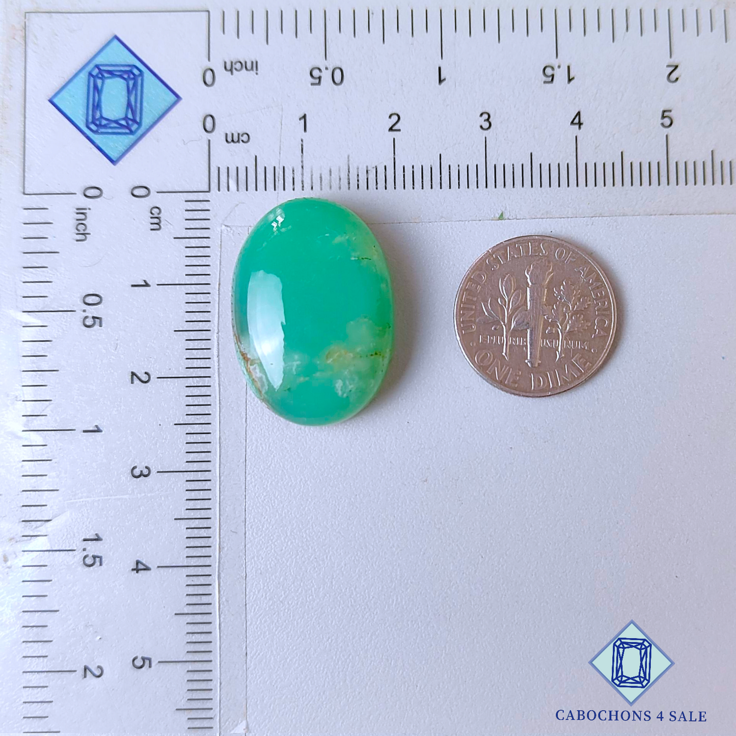 Chrysoprase Oval Cabochons 24*17*8mm