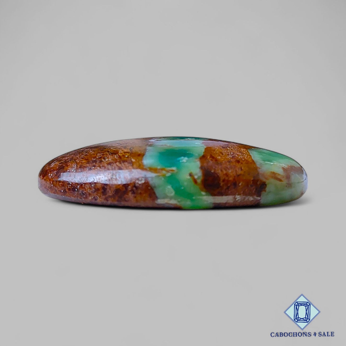 Natural Chrysoprase Gemstone  Oval Cabochons 37*25*7mm from Madagascar  available for sale