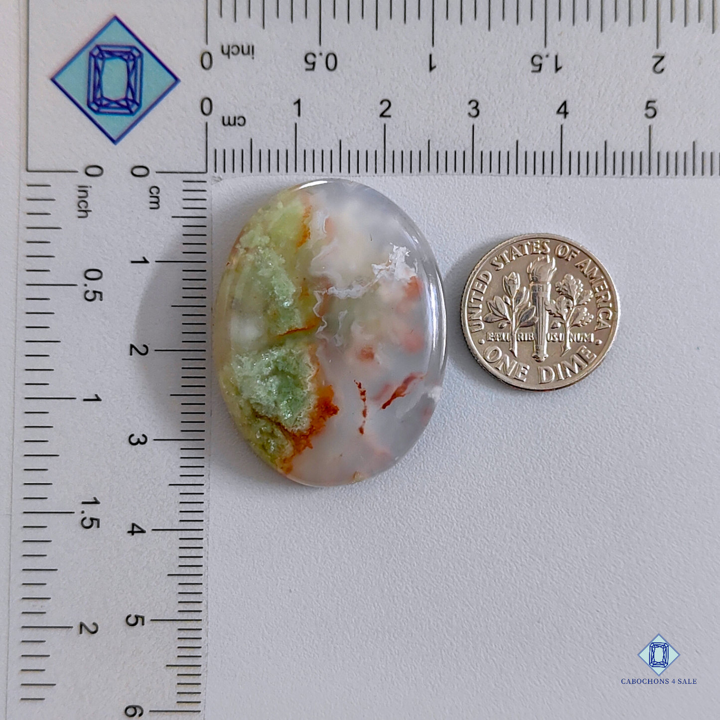 Chrysoprase-oval-Cabochons