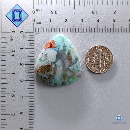 Chrysoprase-pear-Cabochons