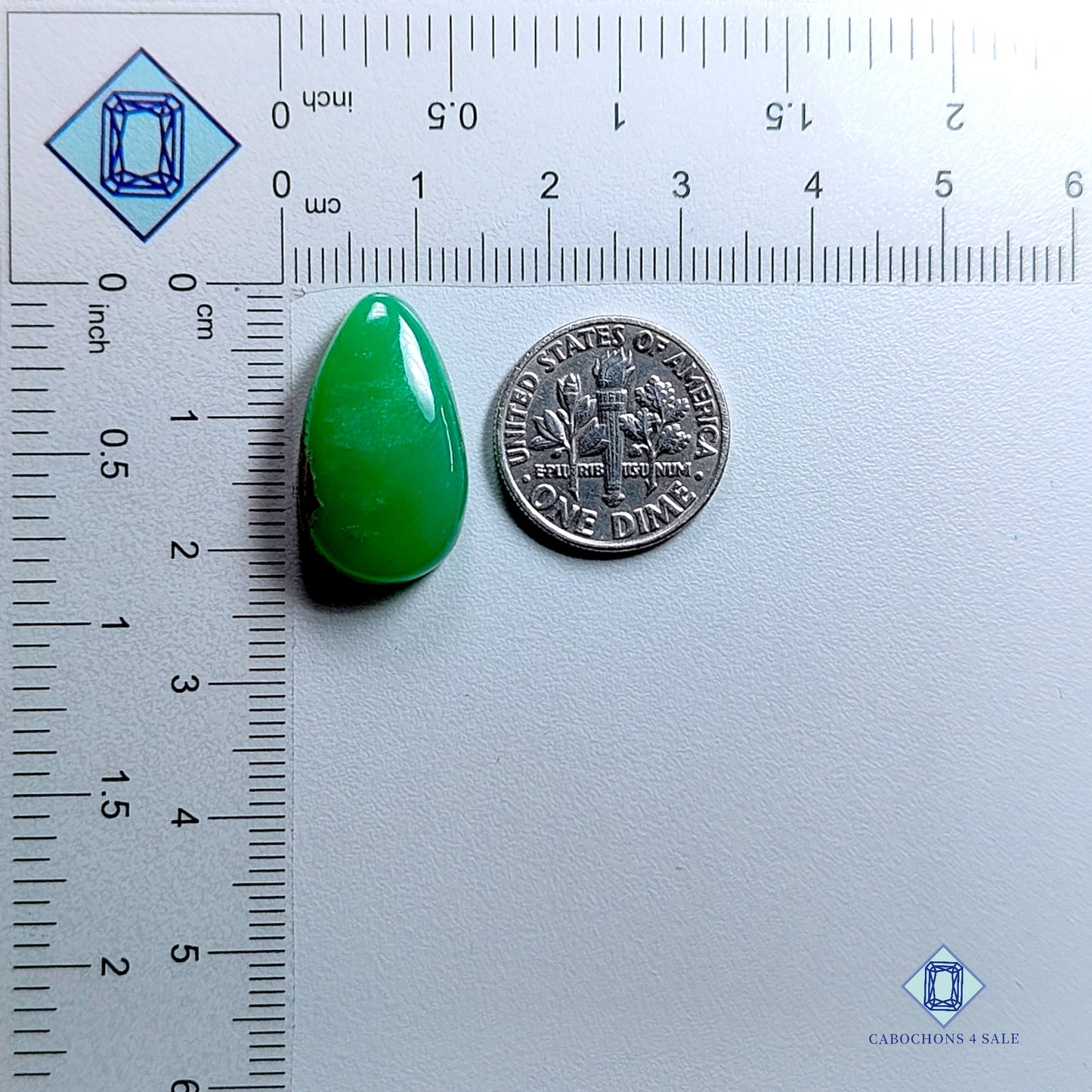 Chrysoprase-Pear-Cabochons