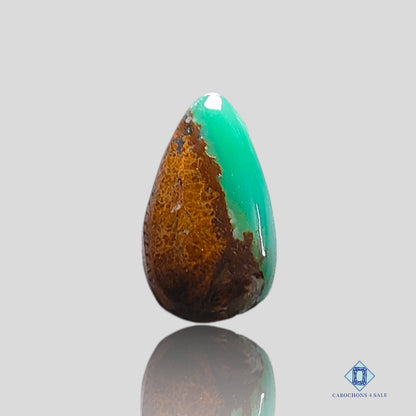 Chrysoprase-pear-Cabochons