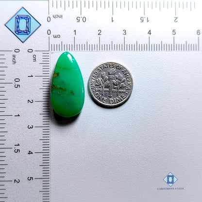 Chrysoprase-pear-Cabochons